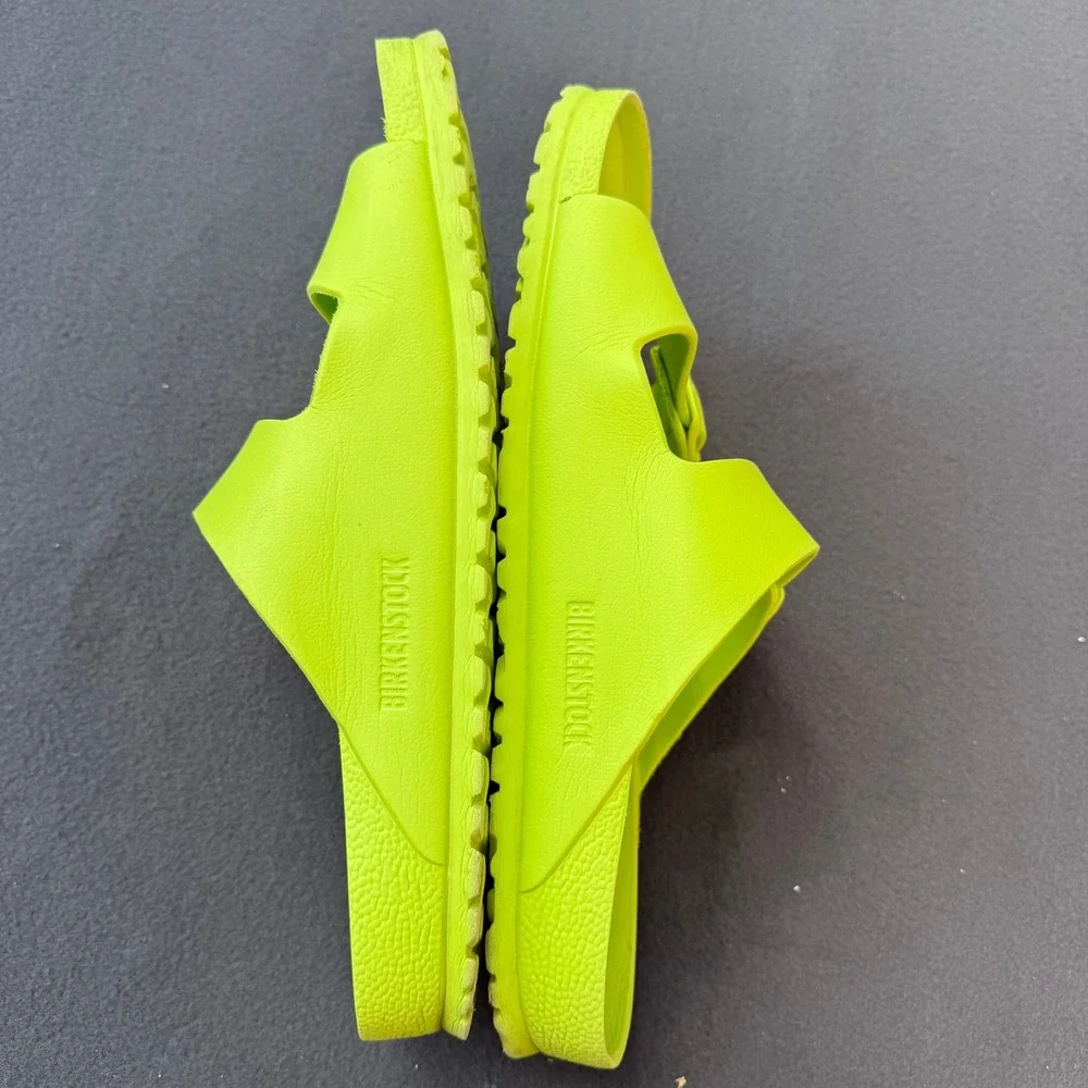 Birkenstock Arizona EVA Sandals Neon Lime Green Men 11 Women 13 EU 44 Waterproof